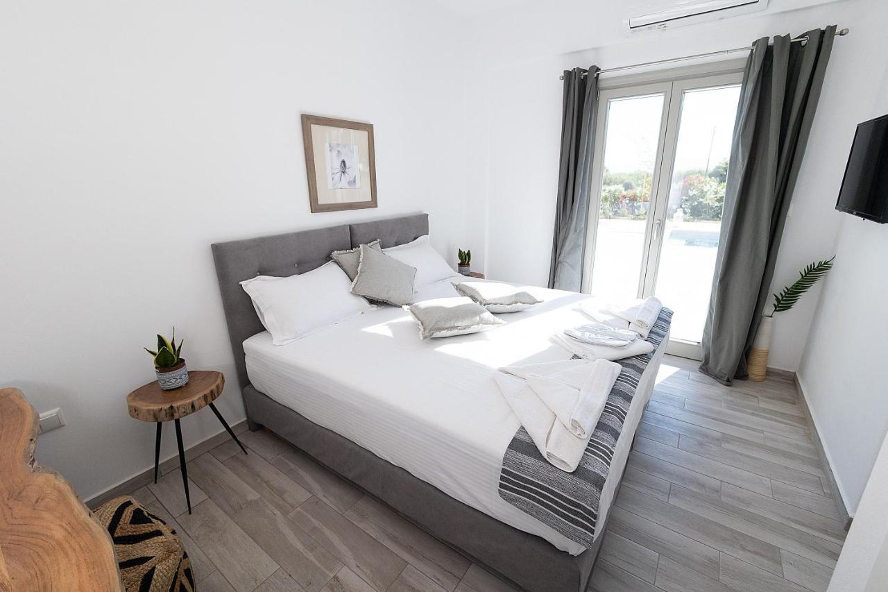 White Pearl Villa Naxos With Private Swimming Pool Naxos City 외부 사진
