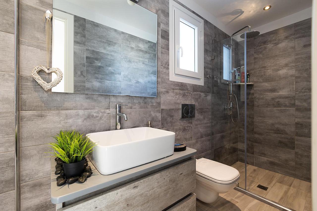 White Pearl Villa Naxos With Private Swimming Pool Naxos City 외부 사진