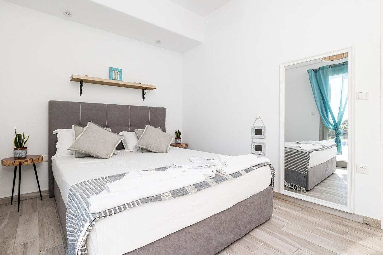 White Pearl Villa Naxos With Private Swimming Pool Naxos City 외부 사진