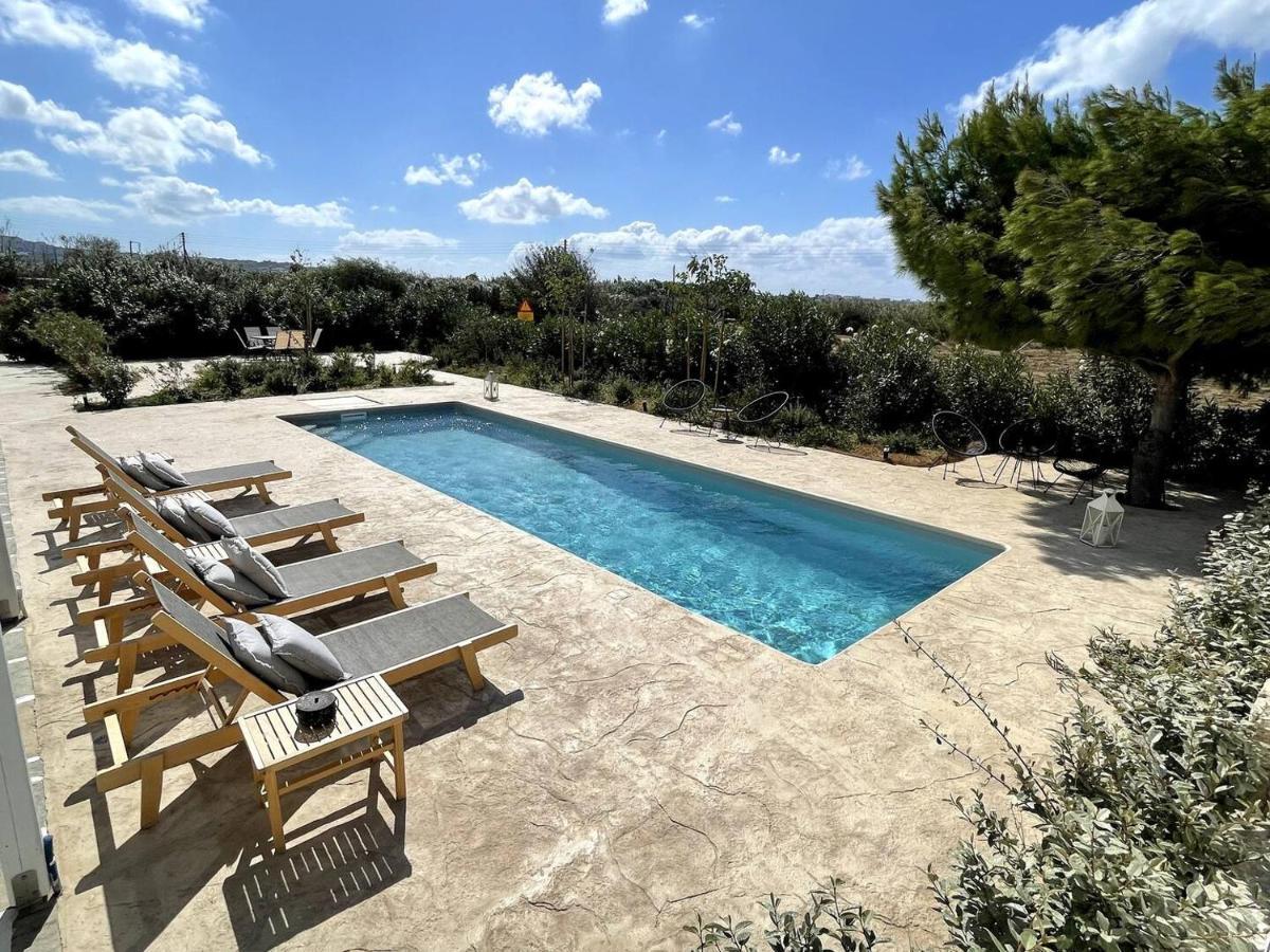 White Pearl Villa Naxos With Private Swimming Pool Naxos City 외부 사진
