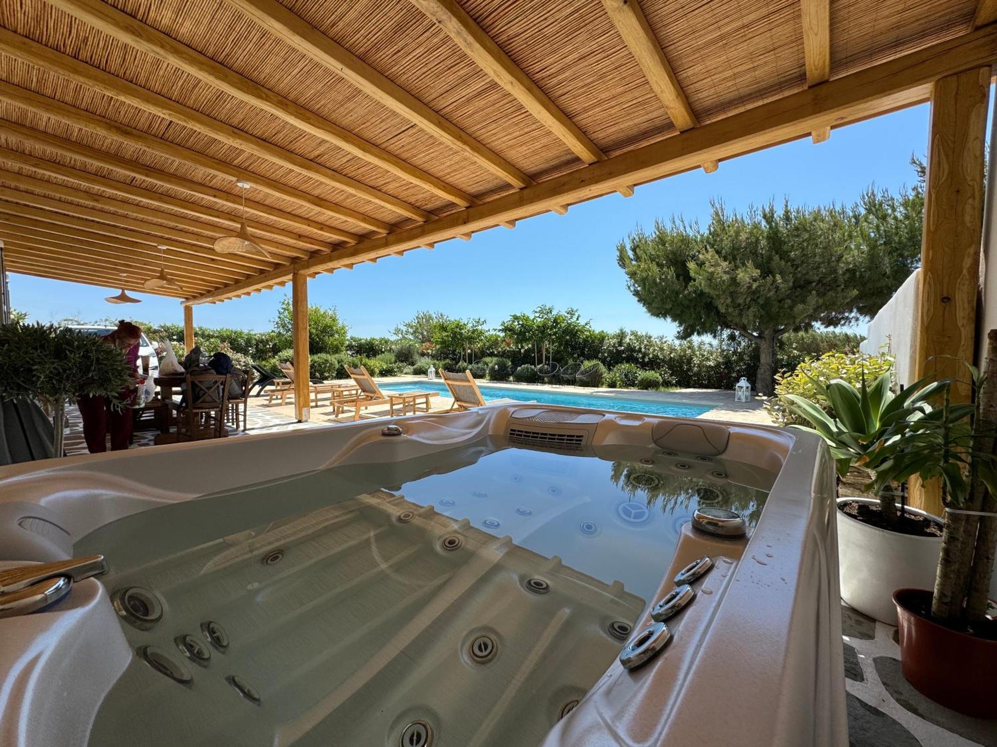 White Pearl Villa Naxos With Private Swimming Pool Naxos City 외부 사진